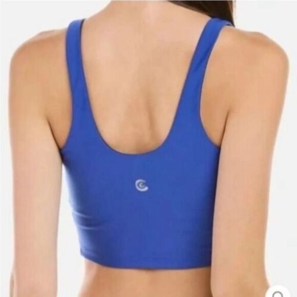 Johnny Was Calme Endure Sports Bra In Royal Blue - Picture 2 of 2
